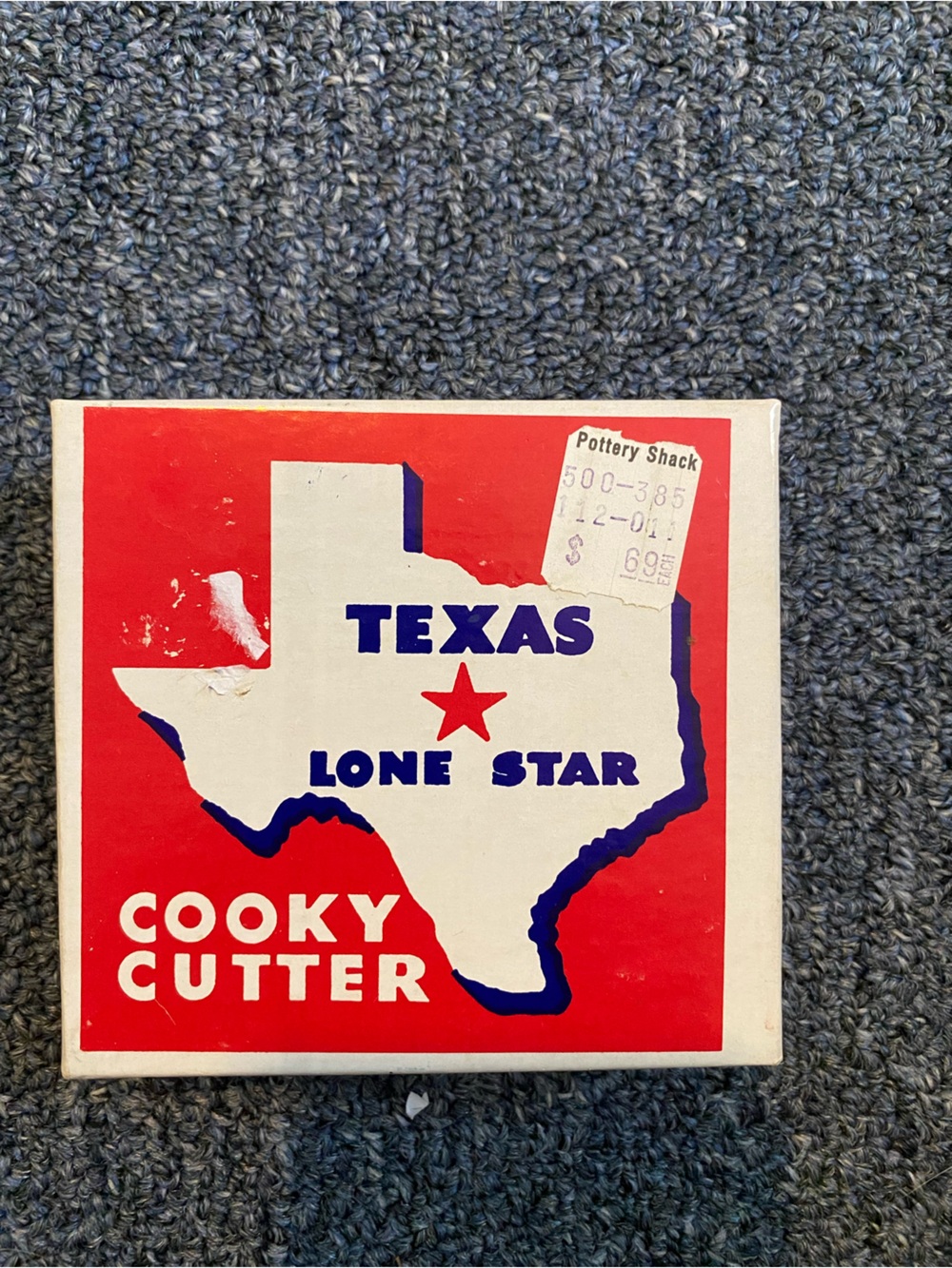 Texas Lone Star Cooky Cutter - Red/White